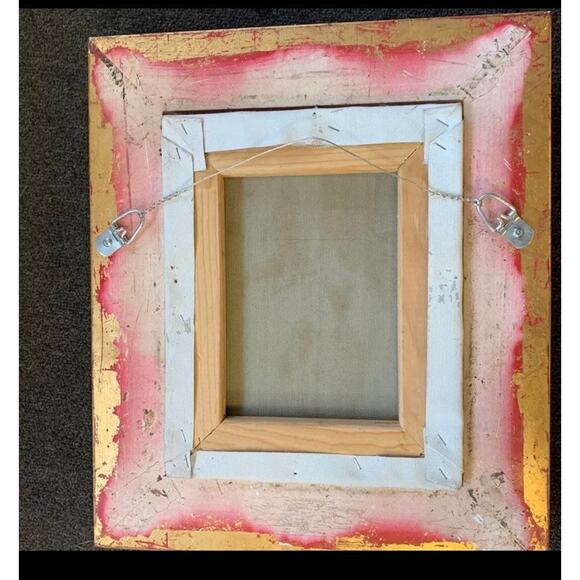 4 Vintage Ornate Gold Wood Frame Oil Painting - Picture 6 of 10